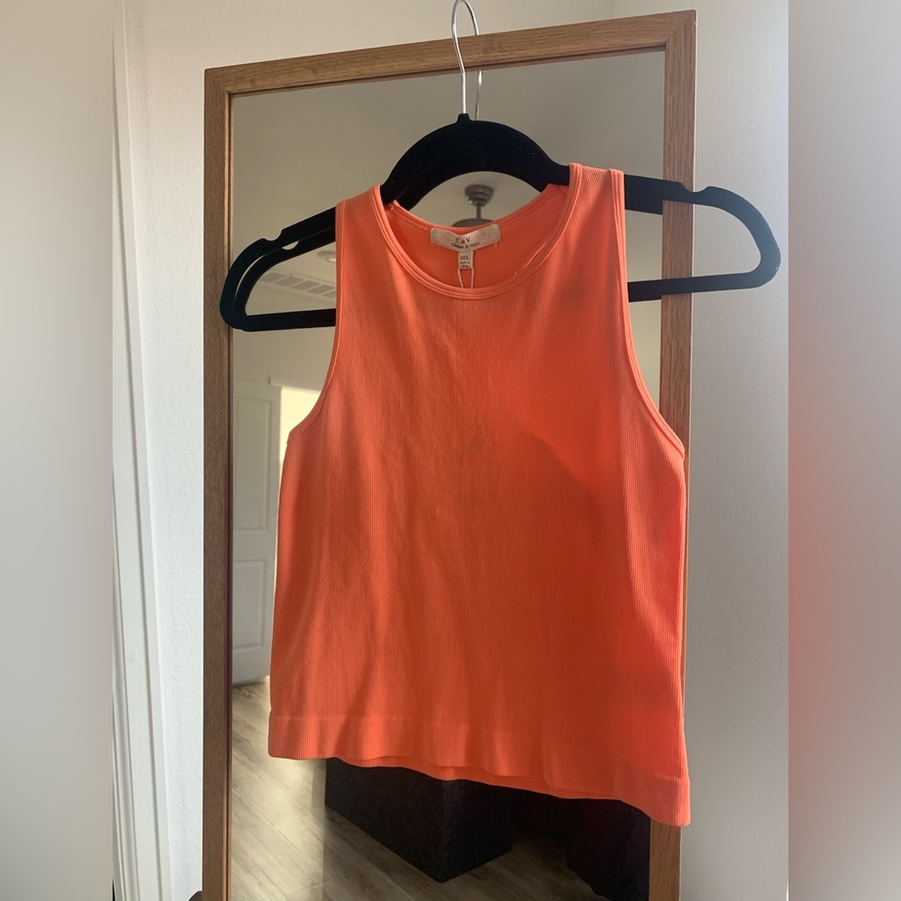 New Orange Razorback Crop top/Tank, Size Medium/Large